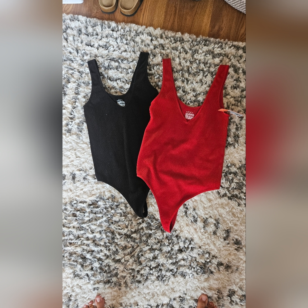 2 target brand bodysuits/shape ware. Colsie